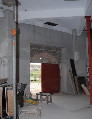 betonwanden niveau 0 gereed
